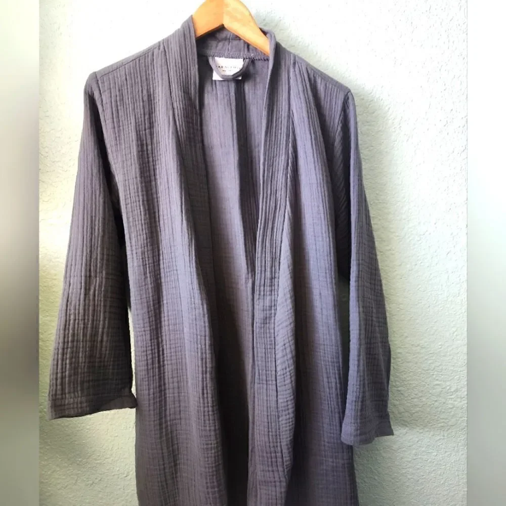 Parachute waffle robe unisex lagenlook minimalist freestyle